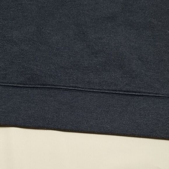 Haggar Sweater Men's Large 1/4 Zip Pull Over With Zipper Pocket Long Sleeve - Picture 5 of 10